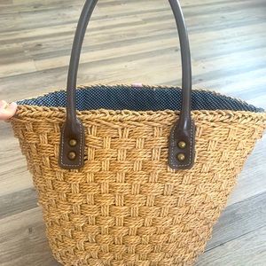 Jcrew Straw Beach Bag